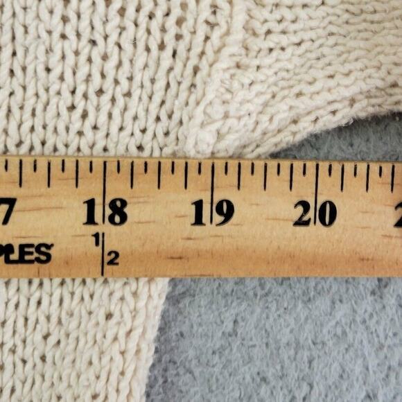 Roxy Sweater Womens S Ivory Cardigan Wrap Open Front Boho Aztec Southwestern - Picture 7 of 8